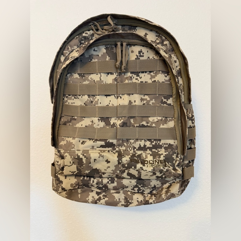 Fieldline Tactical Digital Camo Backpack – Military Style MOLLE Pack